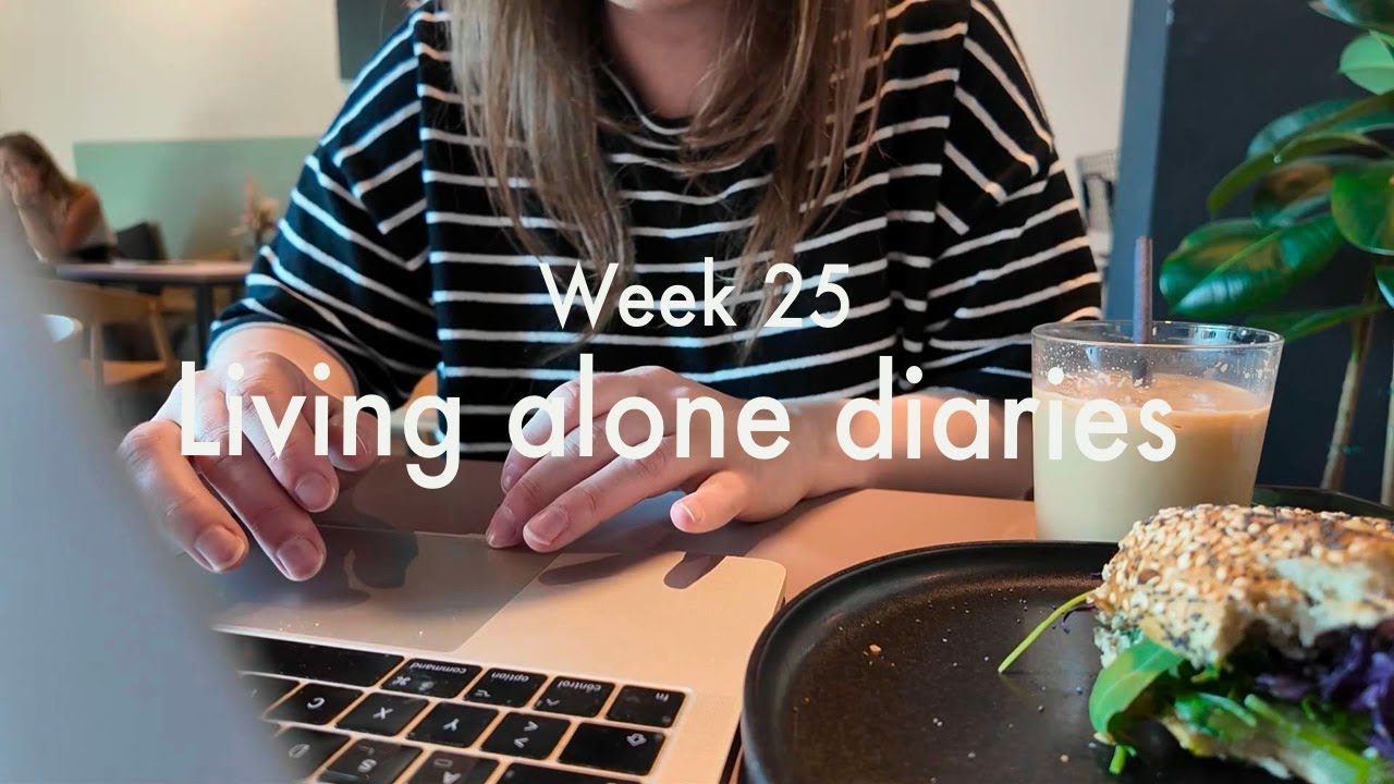 Week 25: I found a new apartment! / bagel & coffee / my introvert life / studying Korean / cooking