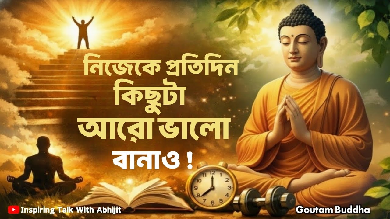 নিজেকে প্রতিদিন কিছুটা আরো ভালো বানাও! | Bengali Motivational Video By Goutam Buddha