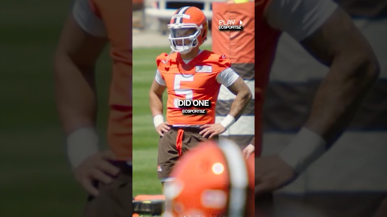 Browns Reporter сообщает, что Шедер Сандерс превзошёл Диллона Гэбриэла в лагере 😮 #шорты
