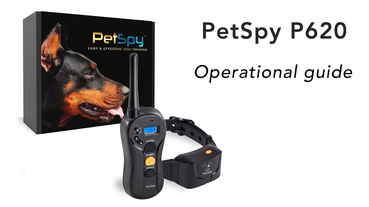PetSpy P620 Dog Training Collar - Operational Guide