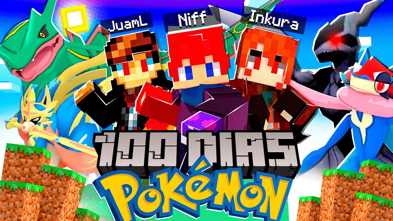 SOBREVIVI 100 DIAS no PIXELMON do MINECRAFT MULTIPLAYER - O FILME