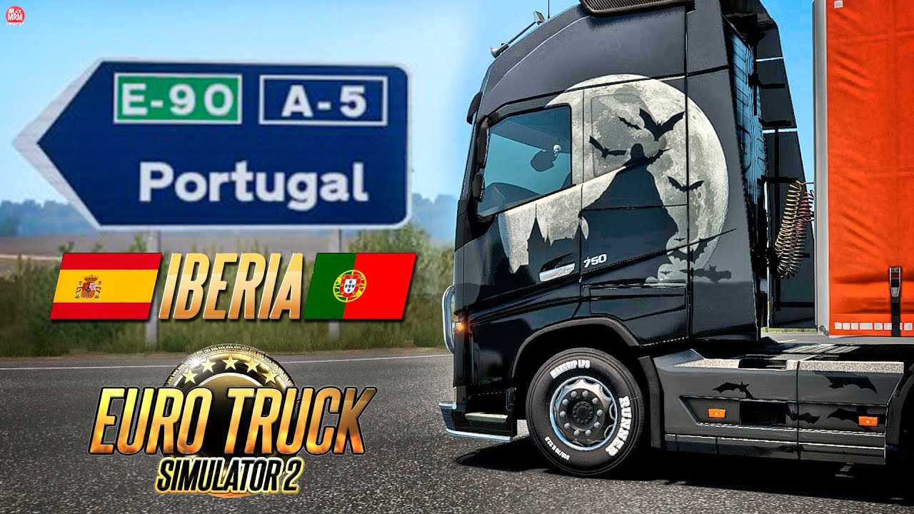 EURO TRUCK SIMULATOR 2 - DLC IBERIA : De Leste a Oeste | Espanha a Portugal (Volante Logitech G923)