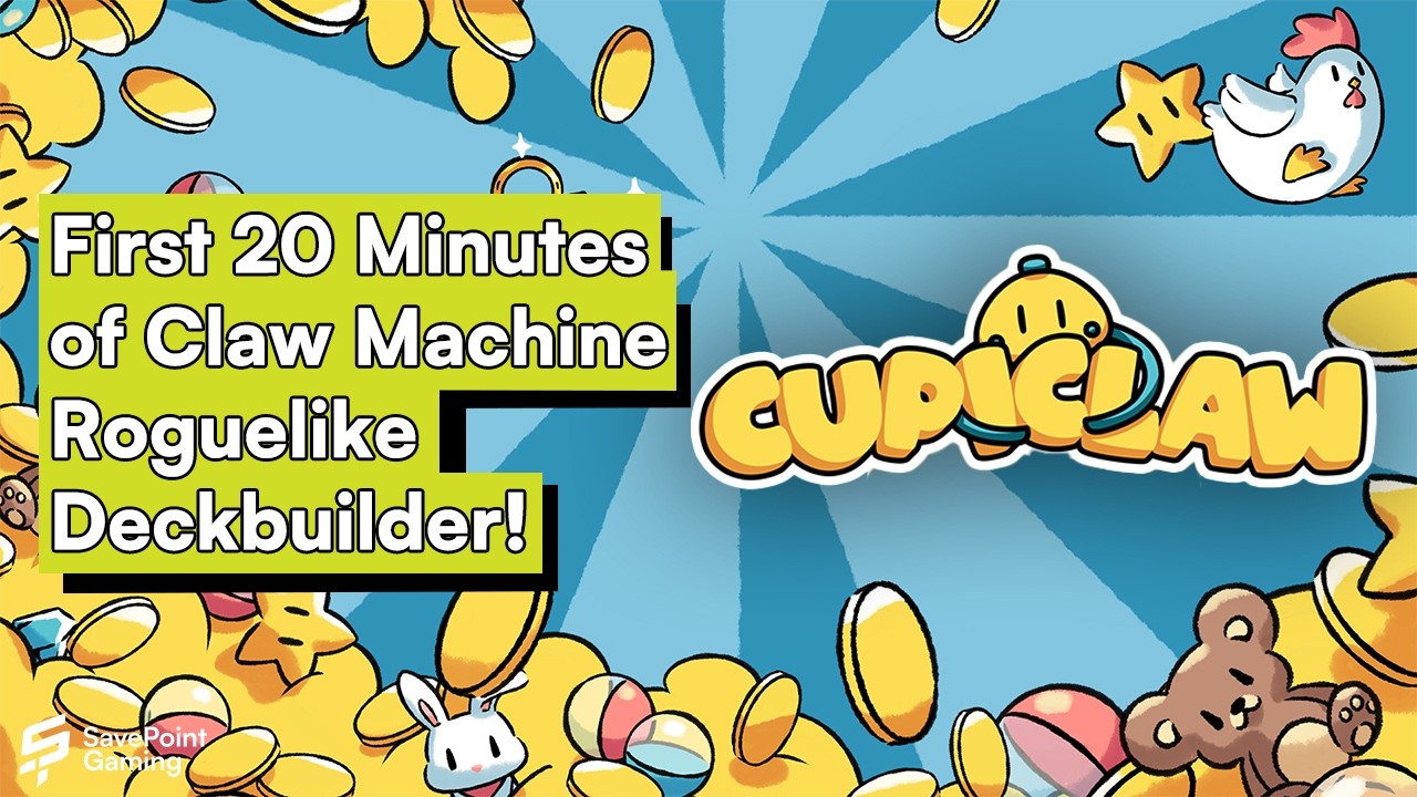 Cupiclaw | First 20 Minutes of the Claw Machine Roguelike Deckbuilder!