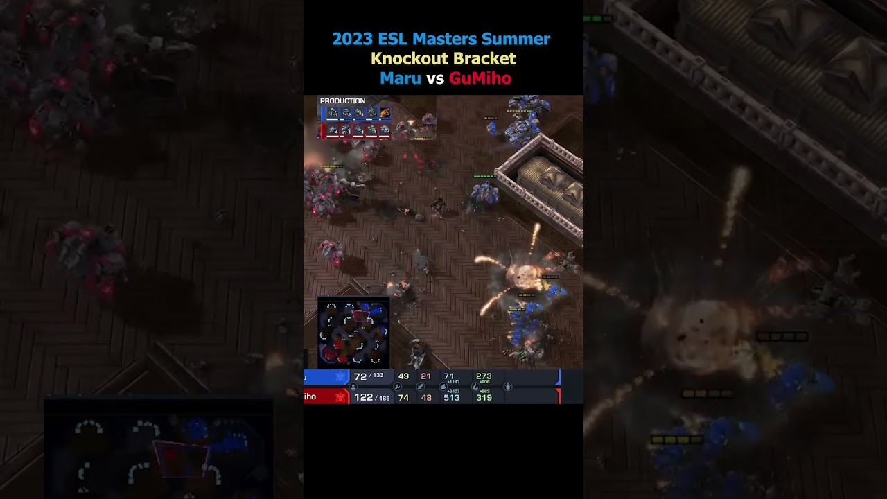 Maru vs GuMiho ESL SC2 Masters Summer 2023 Finals Knockout Bracket Part 5 