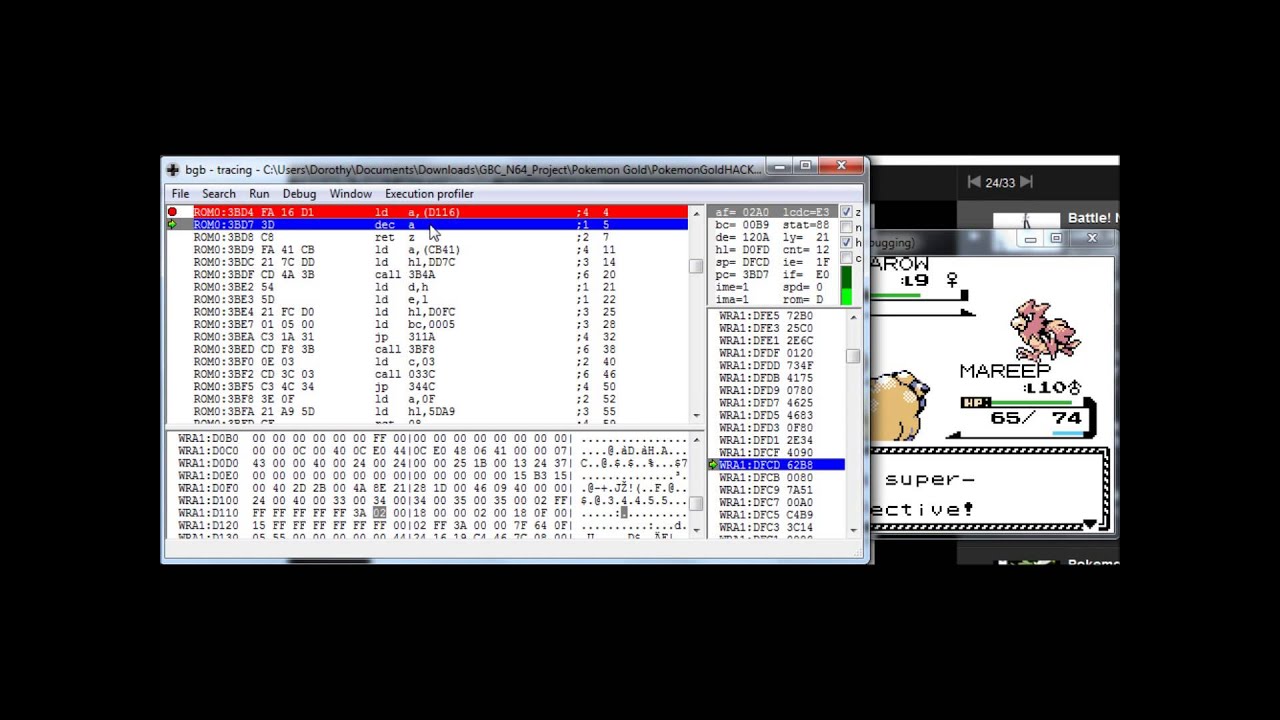 Hurdles of Assembly/ASM ROM Hacking (Pokemon Gold Example)