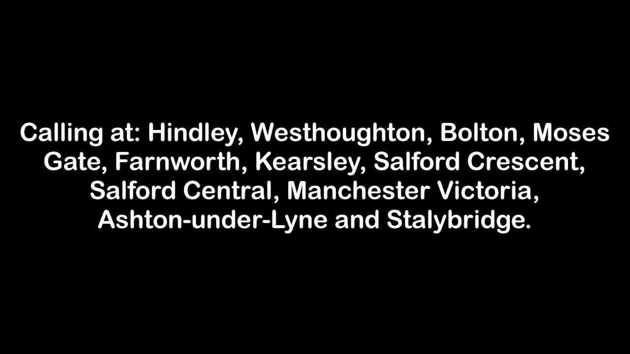 Wigan North Western Announcements 31/01/2019