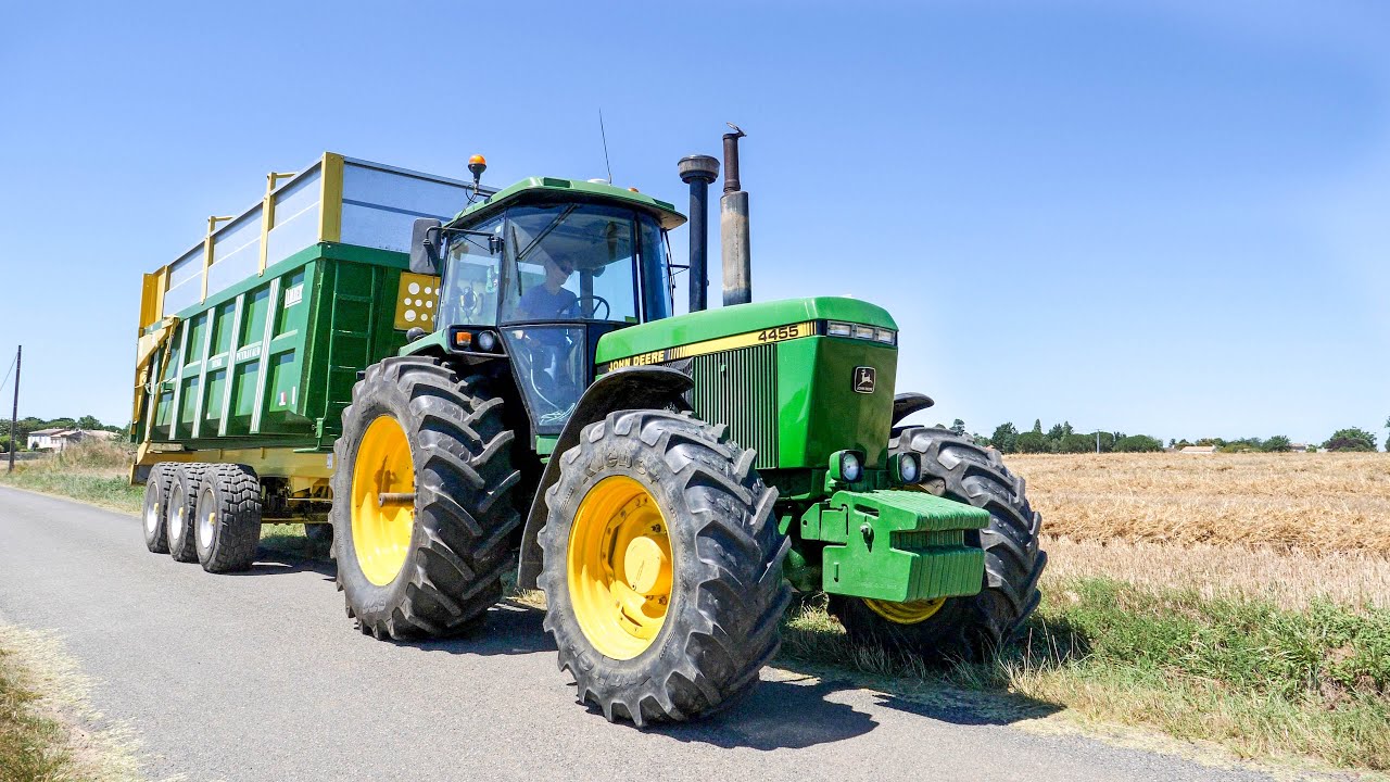 UN JOHN DEERE 4455 ENTIÈREMENT RÉNOVÉ !! 🦌 Moisson 2020