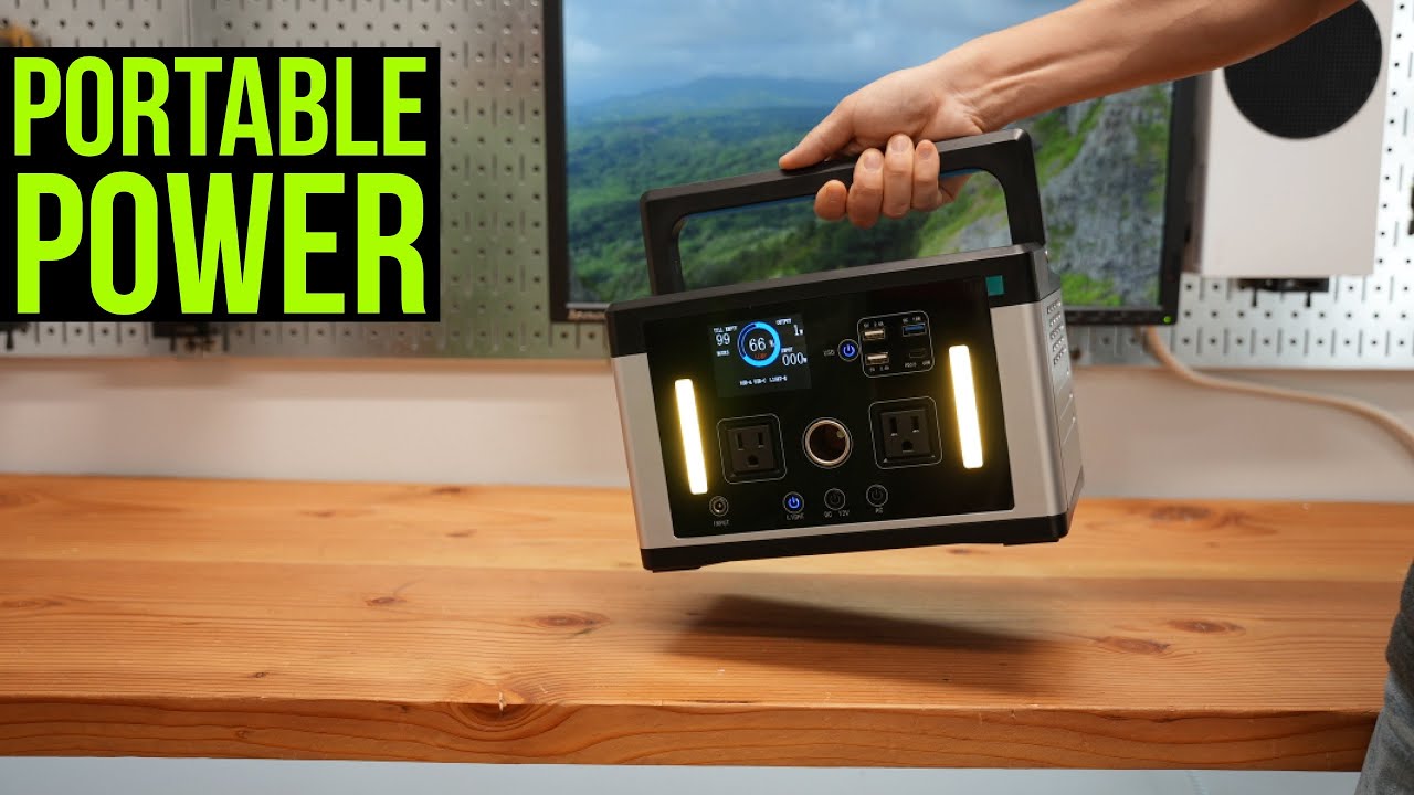 Luby Power Station for Camping and Emergency Backup