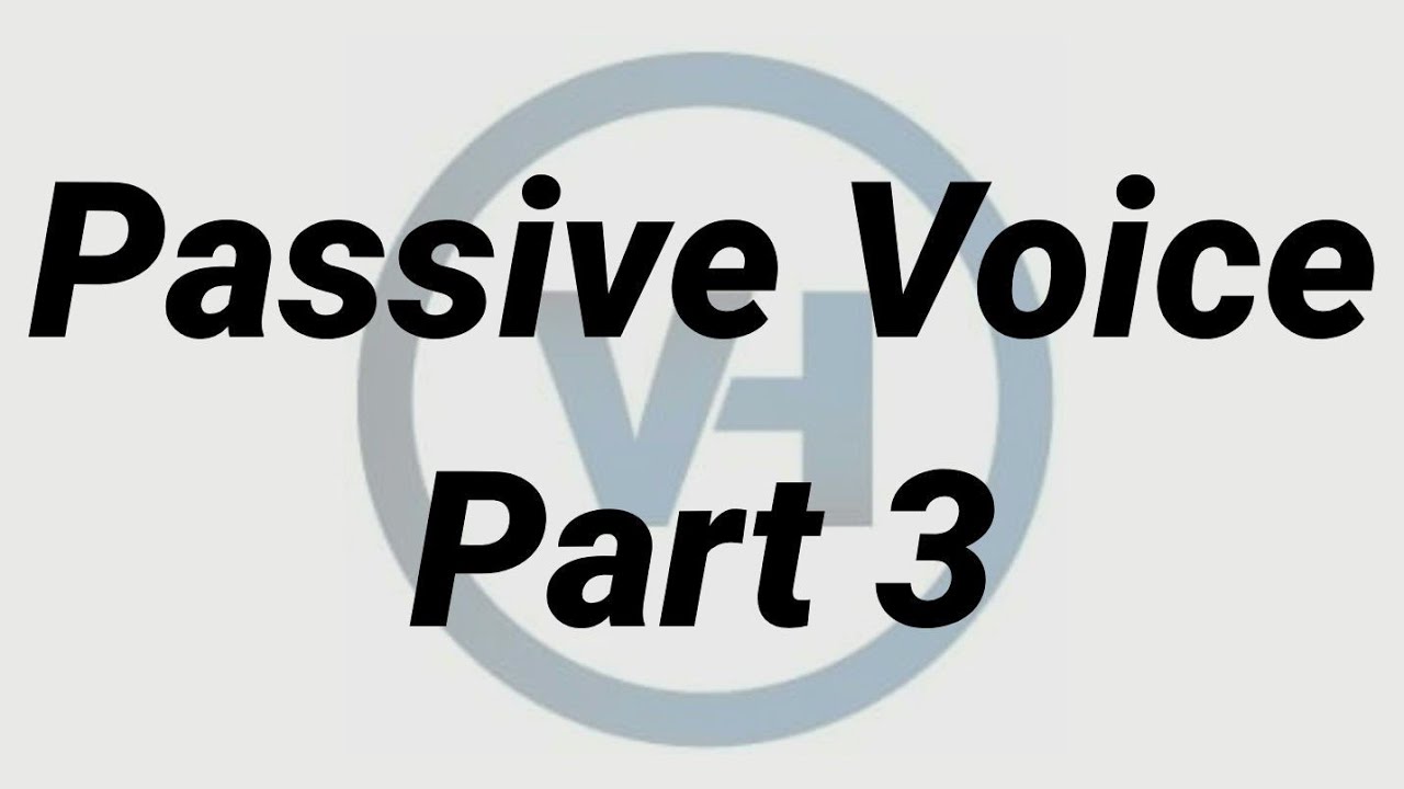 Passive Voice 3, Mechul nov 3 (can be, can't be)