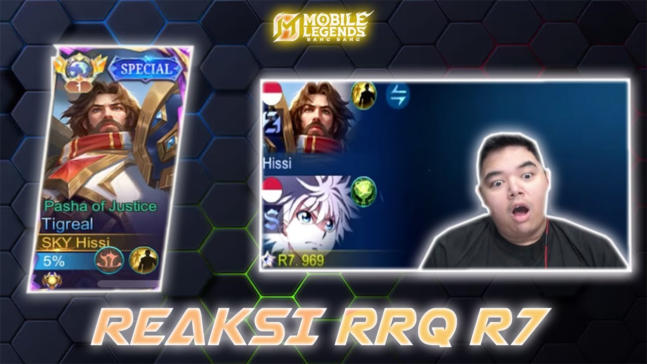 REAKSI RRQ R7 MELIHAT PERMAINAN DARI TOP GLOBAL TIGREAL
