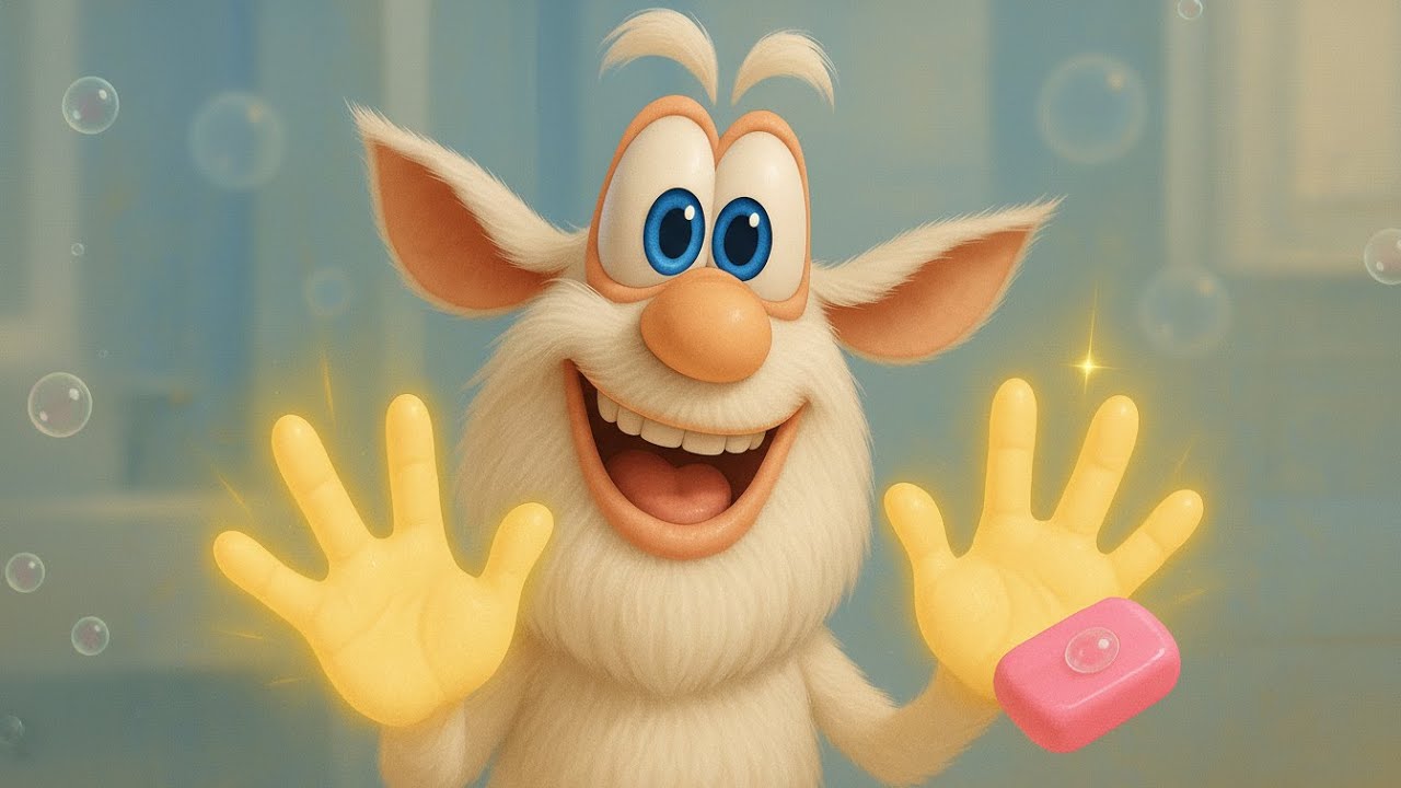Hands All Clean! | Funny Cartoons for Kids