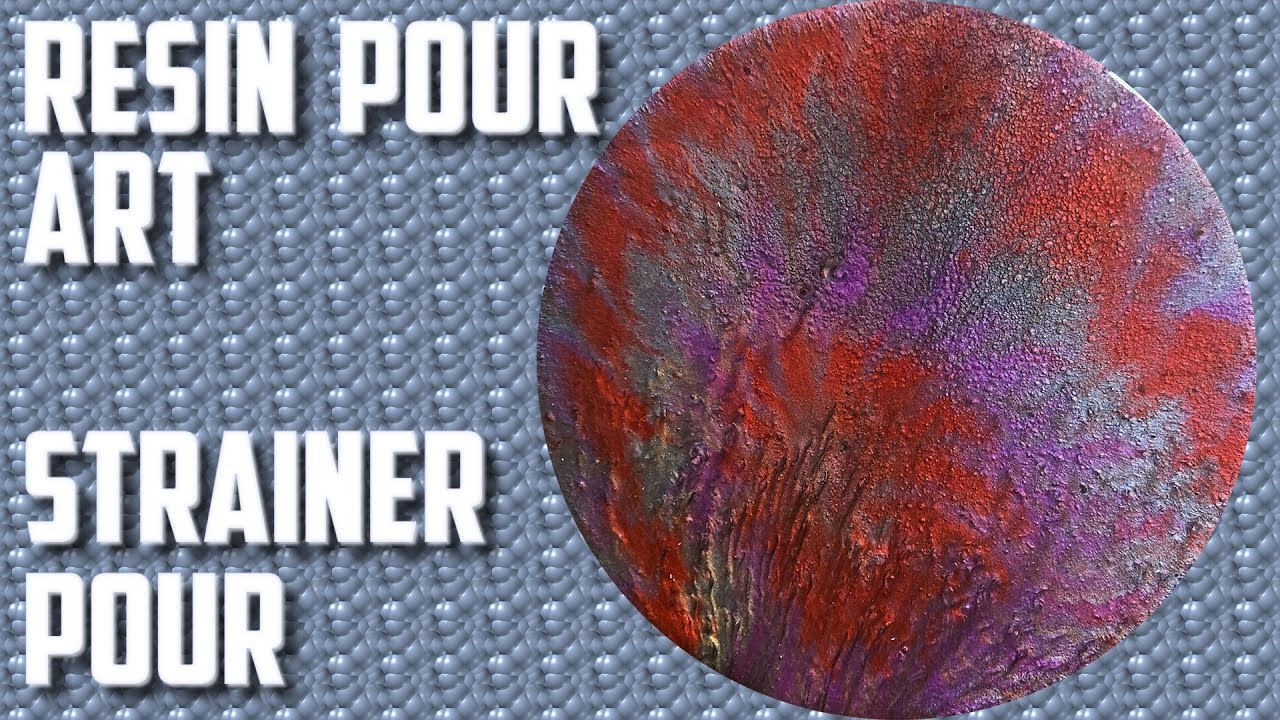 Sink Strainer Resin Pour Art