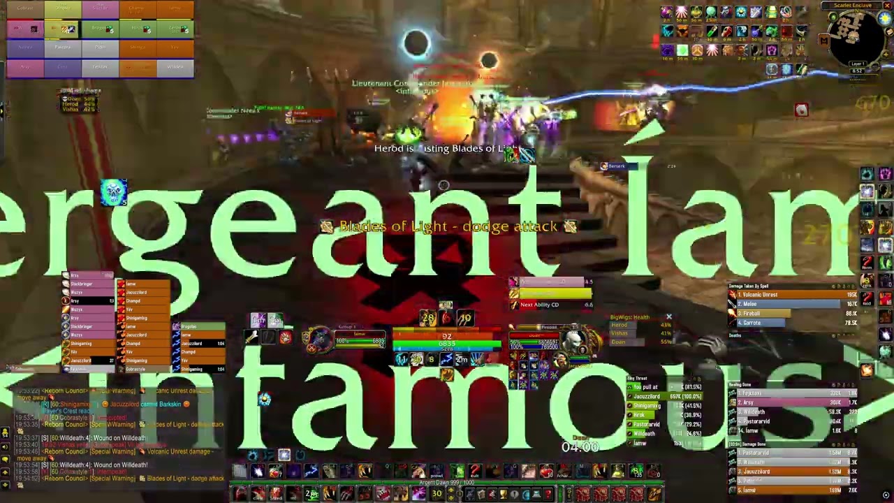 Infamous vs Reborn Council 20 man - Scarlet Enclave - Season of Discovery