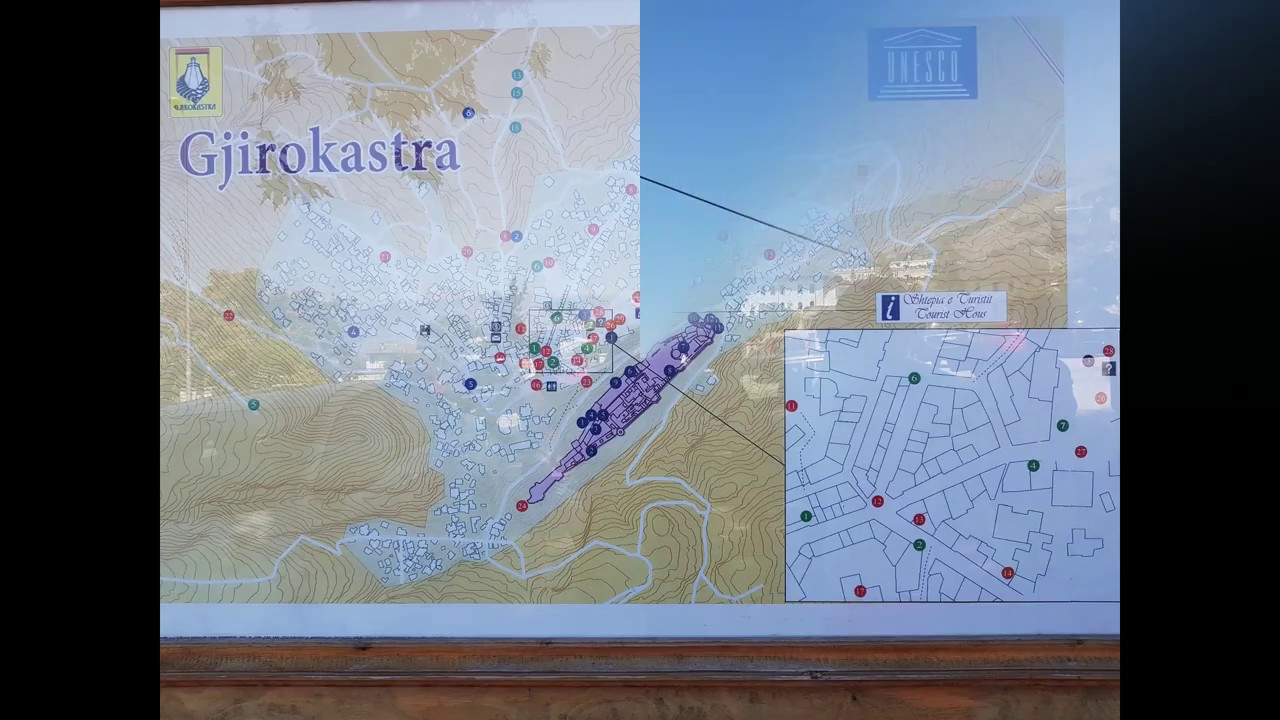 Gjirokastra - Albania Sierpień 2019