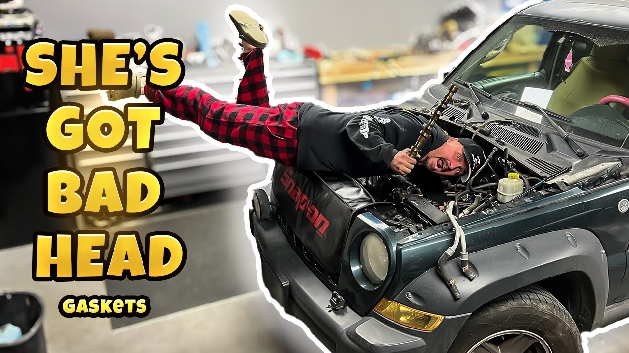 HEAD GASKET REPLACEMENT ON A JEEP LIBERTY 3.7L | Part One: Removal