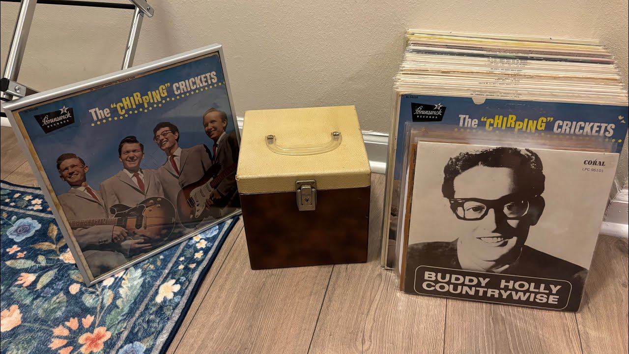 My Buddy Holly Vinyl Record Collection