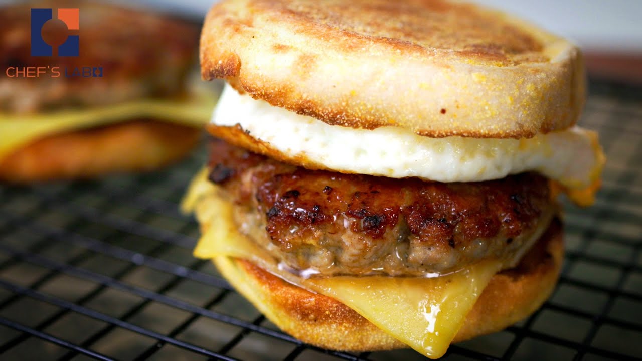 McDonald's Style Sausage Egg McMuffin Recipe