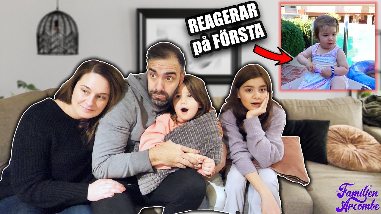 REAGERAR PÅ VÅR FÖRSTA YOUTUBE VIDEO NÅGONSIN *känslosamt*
