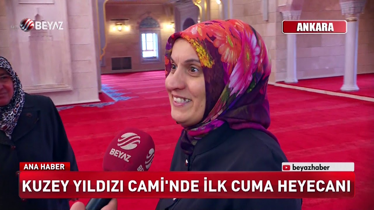 Kuzey Yıldızı Camii'nde ilk Cuma heyecanı