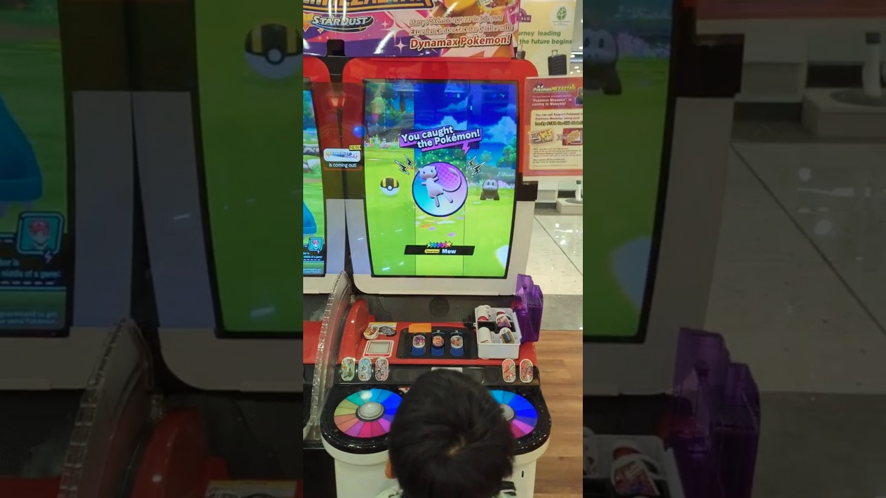 First 6 Star Catch playing Pokemon Mezastar | Mew #pokemon #games #mezastar