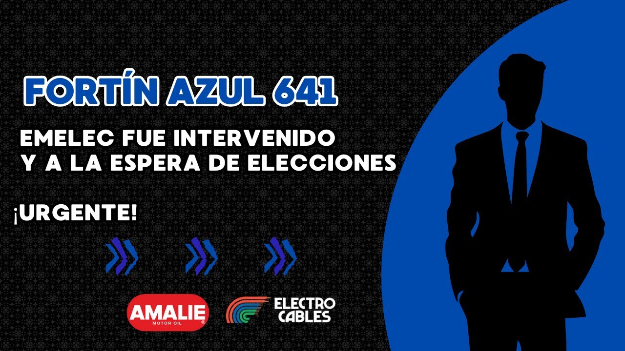 Fortín Azul 641: EMELEC fue intervenido y a la espera de elecciones ¡URGENTE!