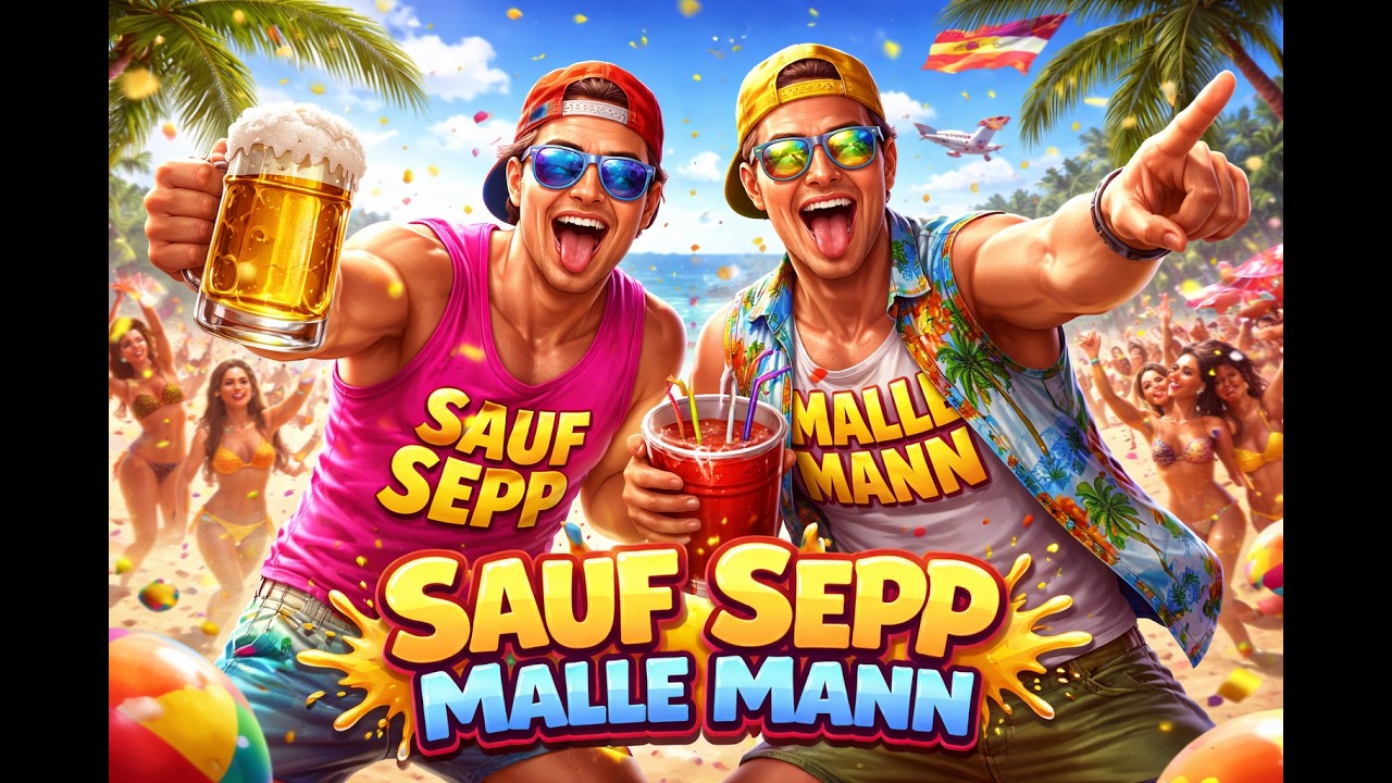 Wir sind besoffen 1, 2, 3 - Sauf Sepp und Malle-Mann