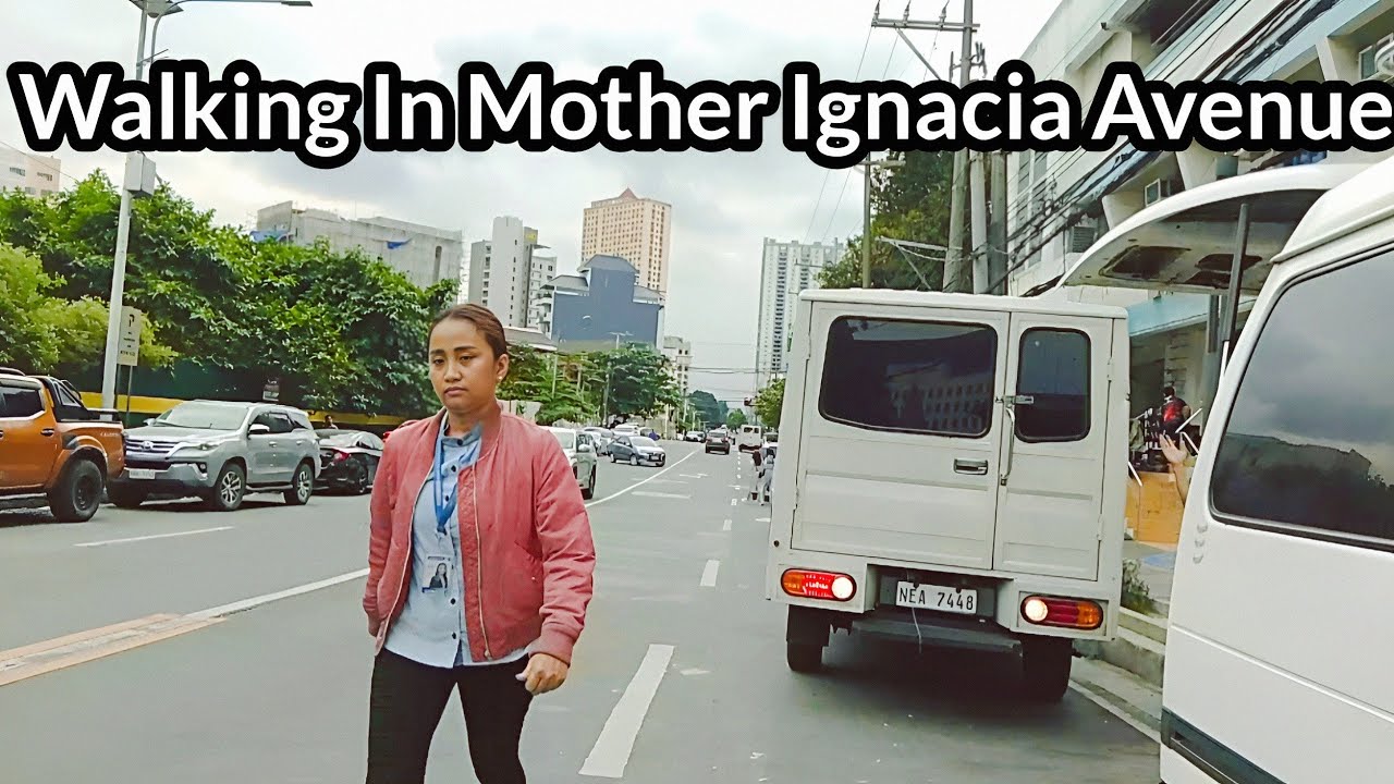 Walking In Mother Ignacia Avenue Quezon City | Philippines