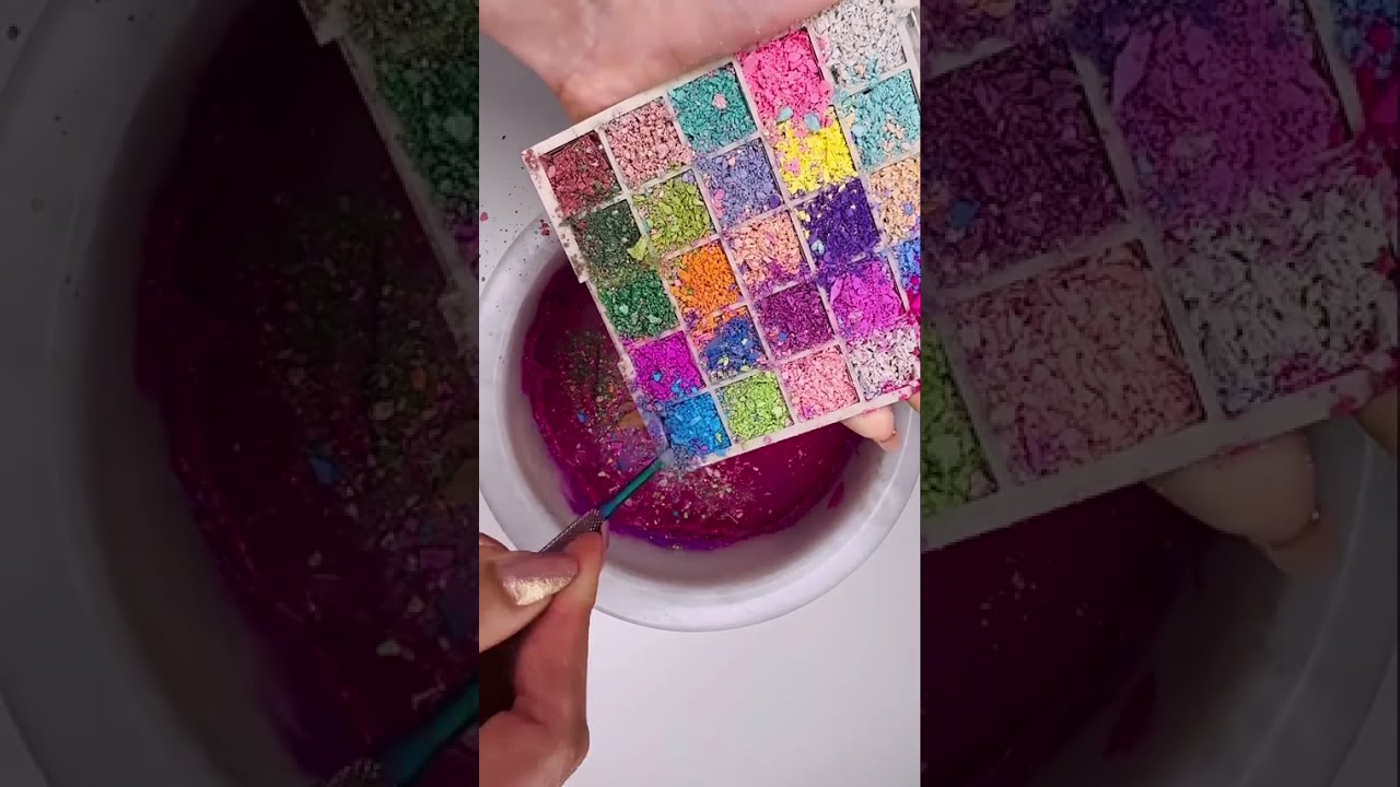💗#ClaySlime #FoamSlime #FakeWater 