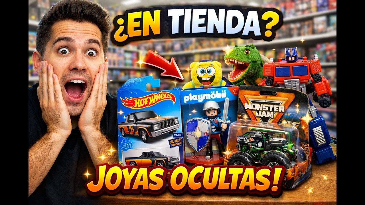 "¡IMPRESIONANTE! Hot wheels, Playmobil y Monster Jam encontrados en TIENDA"