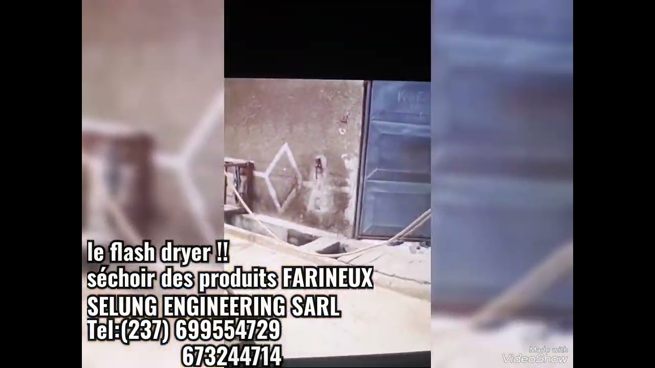 le séchoir des produits farineux : le flash dryer !!! pour un séchage de qualité et grande quantité