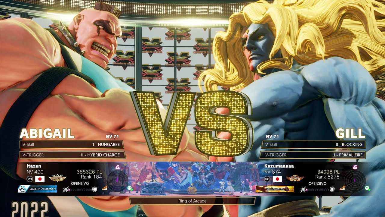 SFV Champion Edition 🔥 itazan (ABIGAIL) Vs kazumaaaaa (GILL) 🔥 Online Match's 03-04-2023