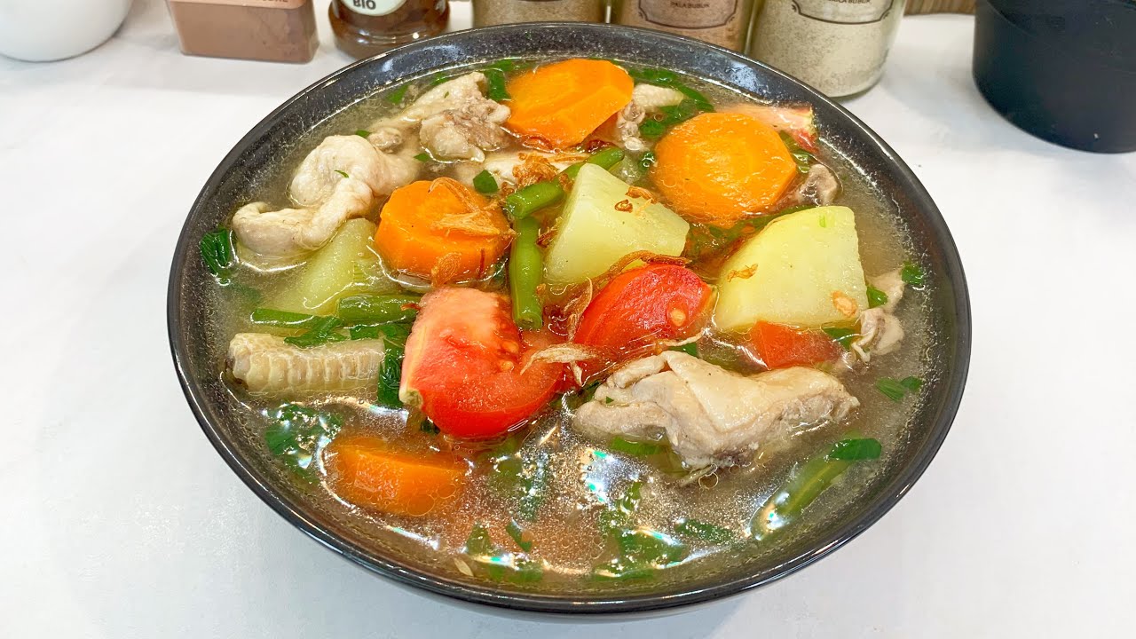 CARA MUDAH BIKIN SOP AYAM YANG ENAK, LEZAT DAN SEGAR‼️