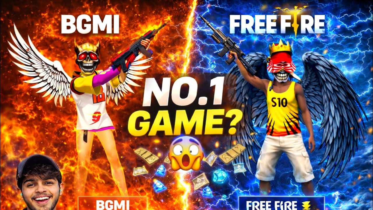 FREE FIRE VS PUBG ☠️🔥 WAIT FOR LAST 🤯 #freefire #trending #PUBG 