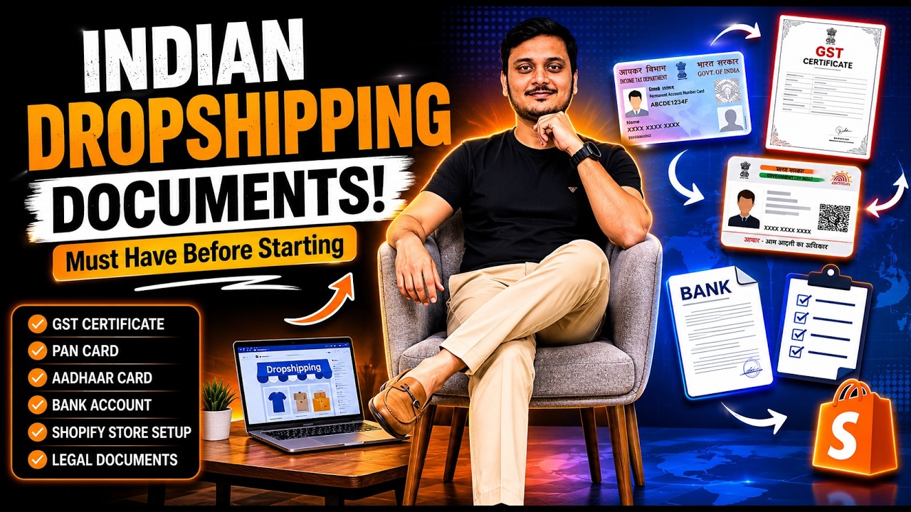 Dropshipping in India 2026: Documents Required to Start Shopify Store | Shopify Dropshipping