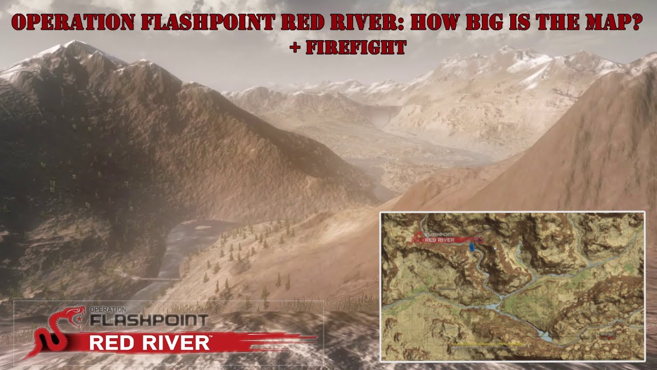 Operation Flashpoint Red River: HOW BIG IS THE MAP? (+ One Firefight)