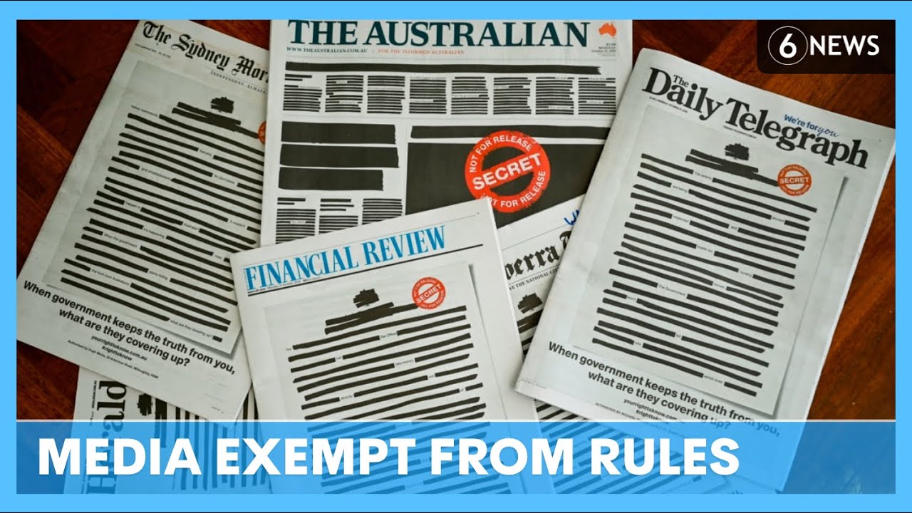 Mainstream media exempt from misinformation rules proposed by government | 6 News