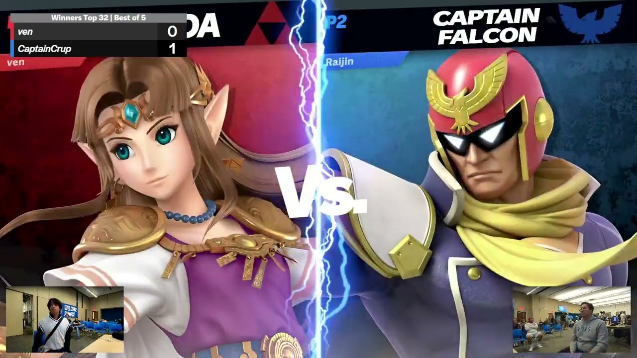 Ascension IV Winners Top 64 - ven (Zelda) vs. CaptainCrup (Captain Falcon)
