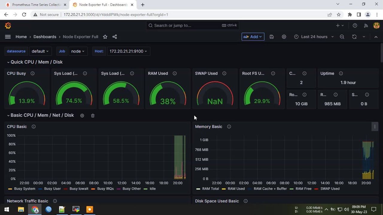 Monitor Linux Server Performance with Prometheus and Grafana on Ubuntu Server