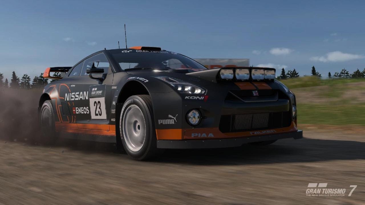 グランツーリスモ 7よりコロラドスプリングス・レイクを走るGT-R rally car🏁🚗🎮🏆