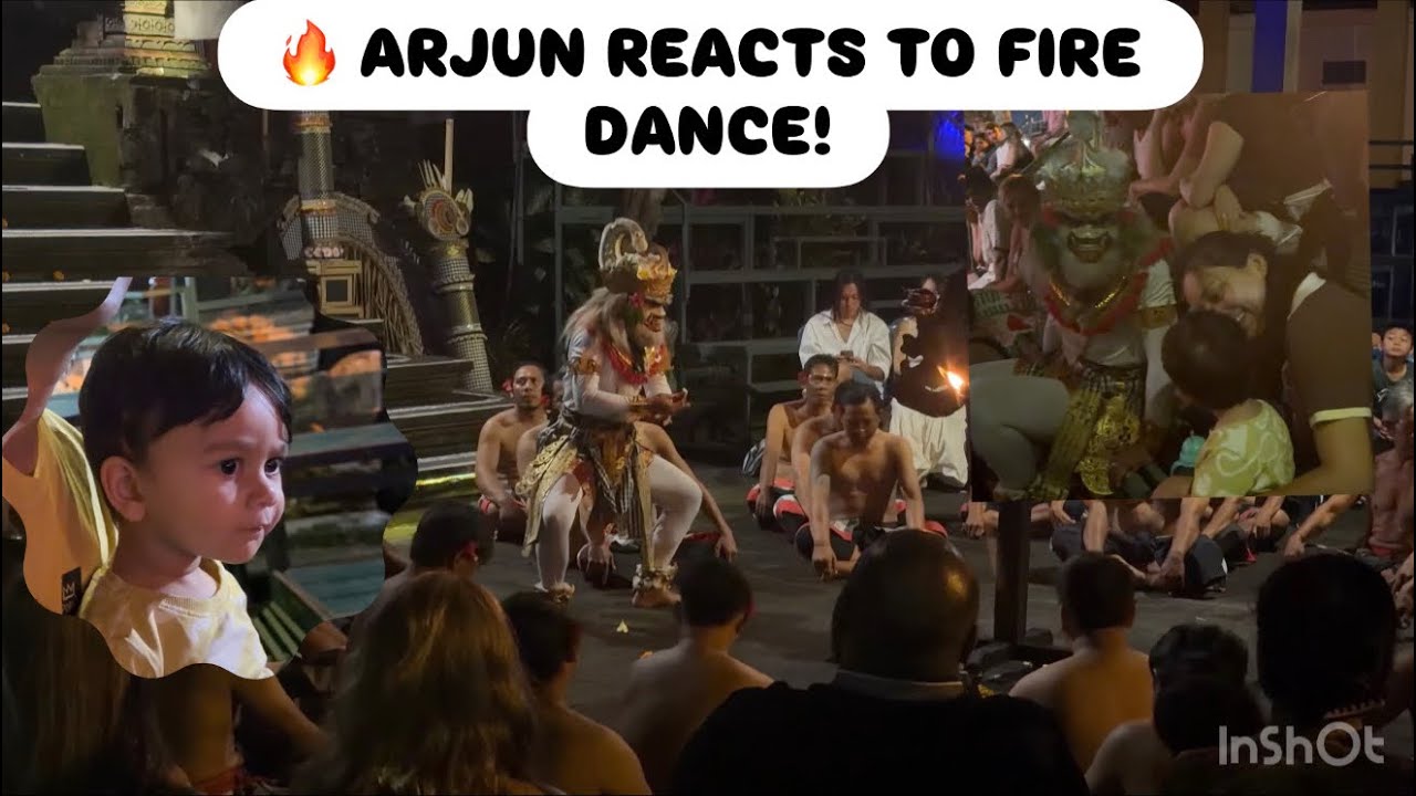 Arjun Watches Kecak Fire Dance in Bali for the First Time! 😍🔥