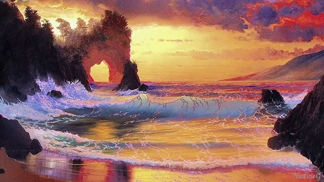 Loran Adams. Magical paints of the sea