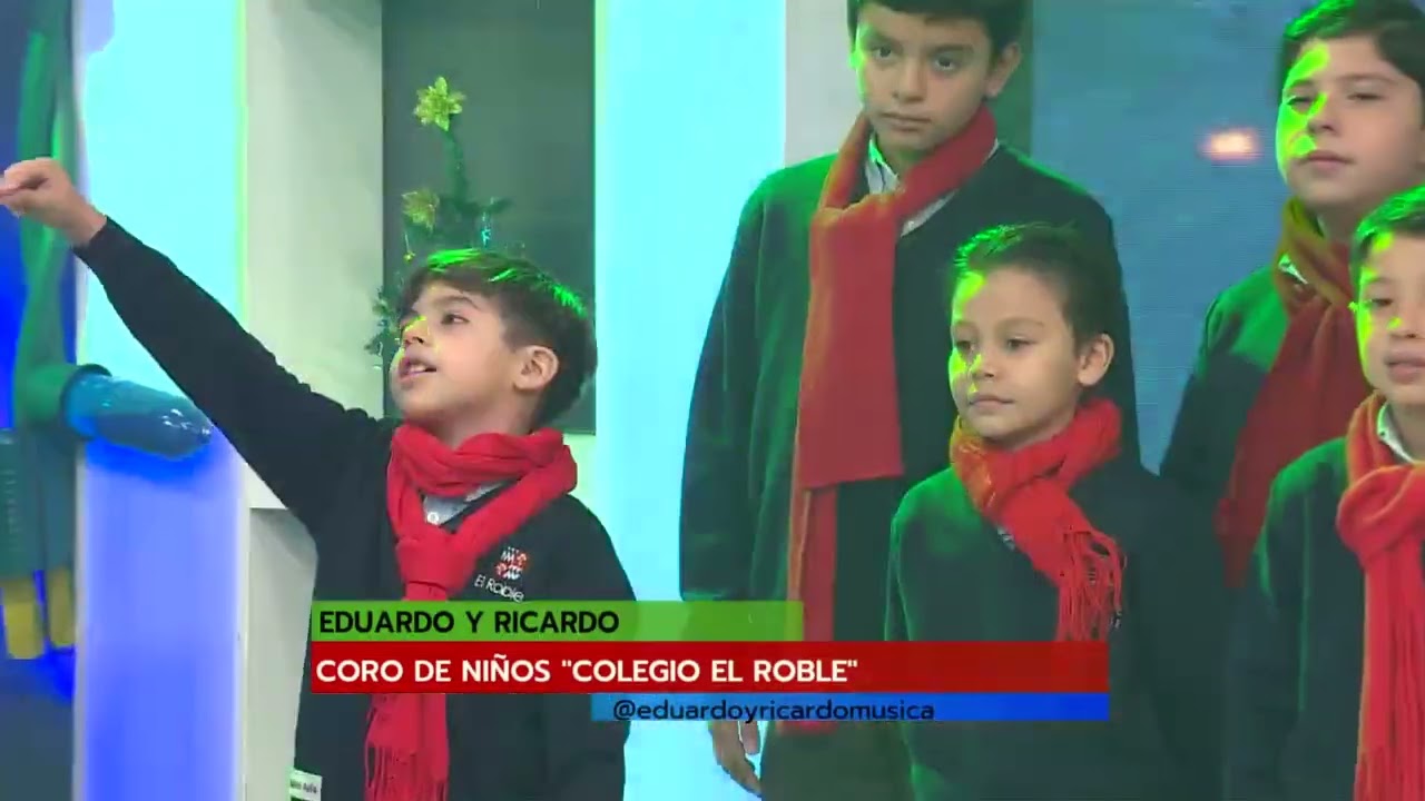 Que canten los Niños - Eduardo Villatoro, Ricardo Velasquez y el coro del colegio El Roble