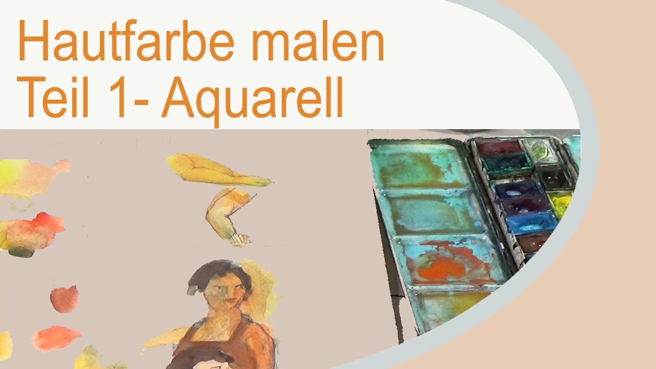 Tipp: So mischst du Hautfarbe mit Aquarell