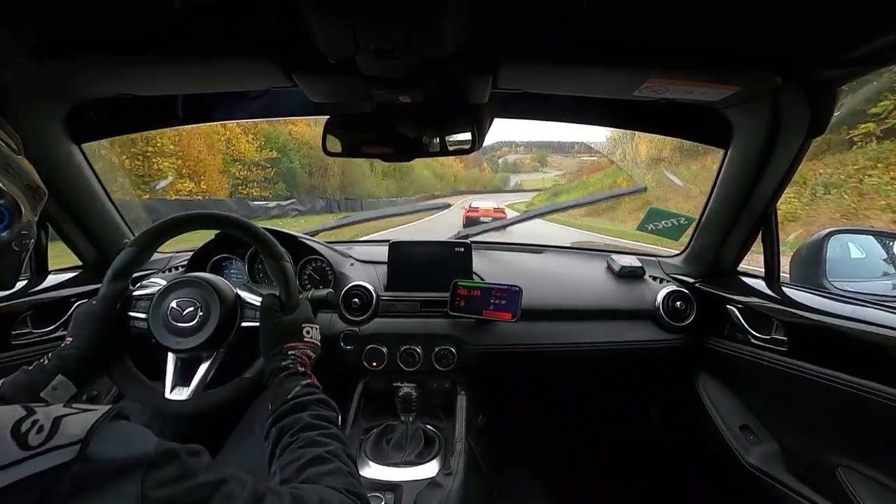 ND Miata | Wet Nemunring | Chasing Corvette and Fastest Lap