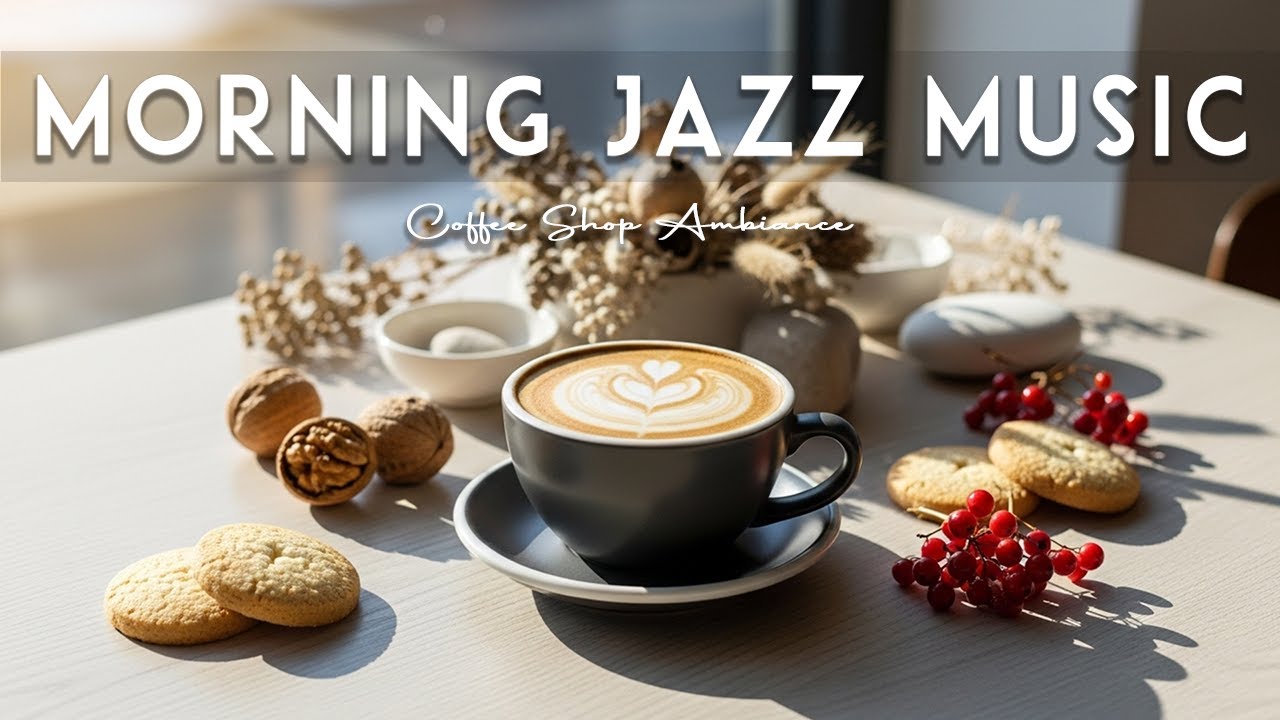 Morning Jazz Music ☀ Coffee Shop Ambiance | Positive Bossa Nova Instrumental for Relaxation