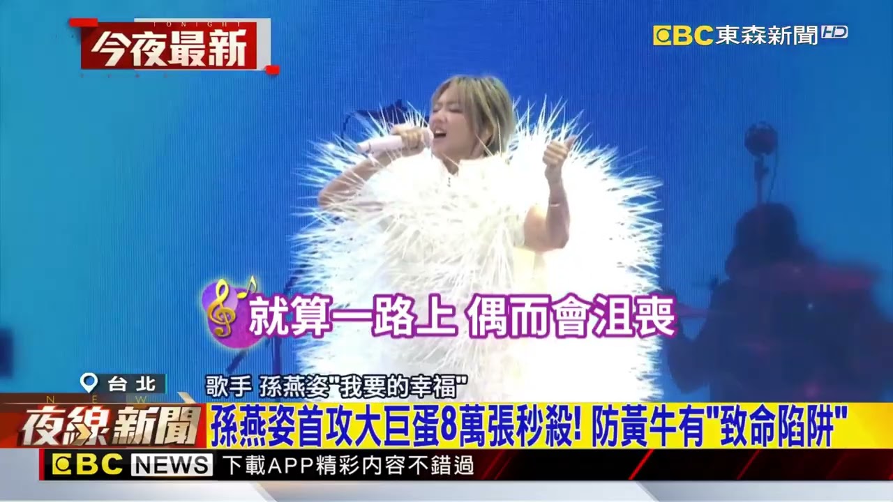 孫燕姿首攻大巨蛋8萬張秒殺！ 防黃牛有「致命陷阱」@newsebc