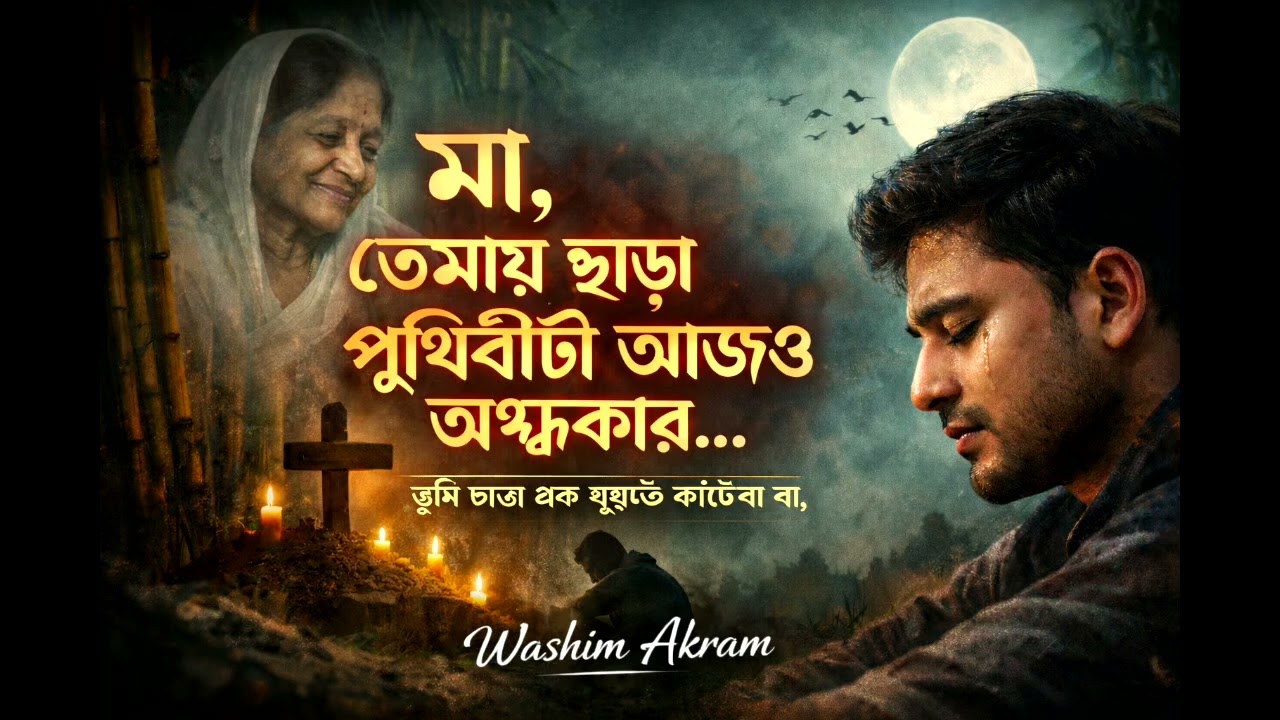 মা তুমি কোথায়… | Heart Touching Bengali Sad Song | Tribute To Mother | Washim Akram