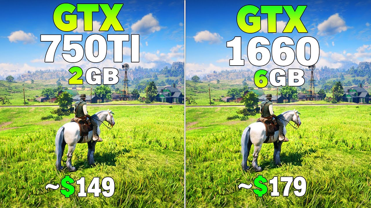 GTX 750 Tİ Vs GTX 1660 - Test in 11 Games