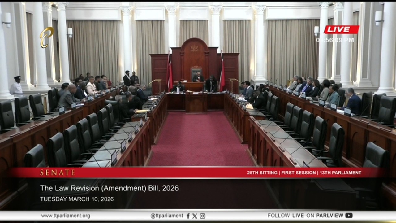 Сенат единогласно одобрил законопроект об оцифровке законов Тринидада и Тобаго.