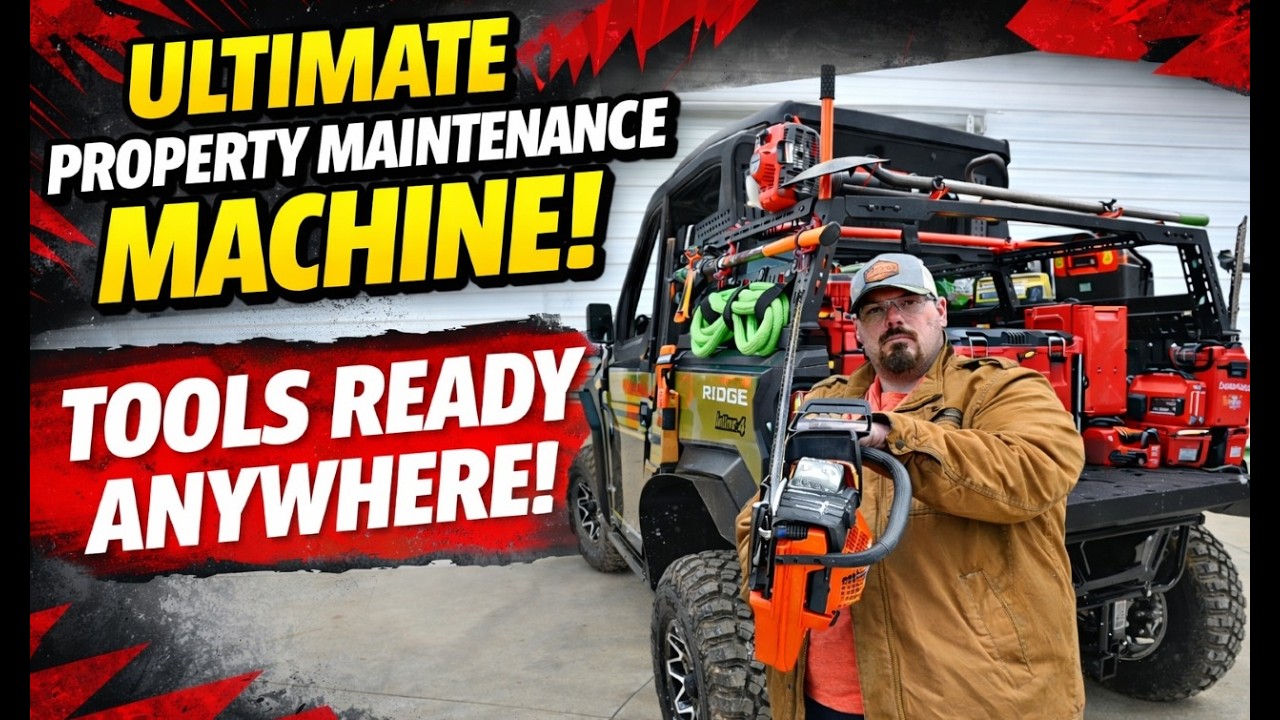 We Turned Our Kawasaki Ridge Into The ULTIMATE Property Maintenance Machine!